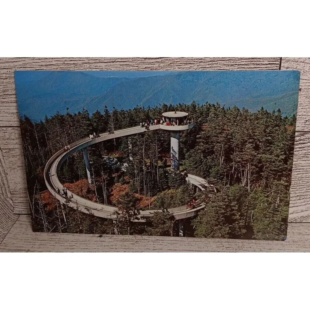 Vintage Postcard‎ Clingmans Dome Great Smoky Mountains National Park Ephemera